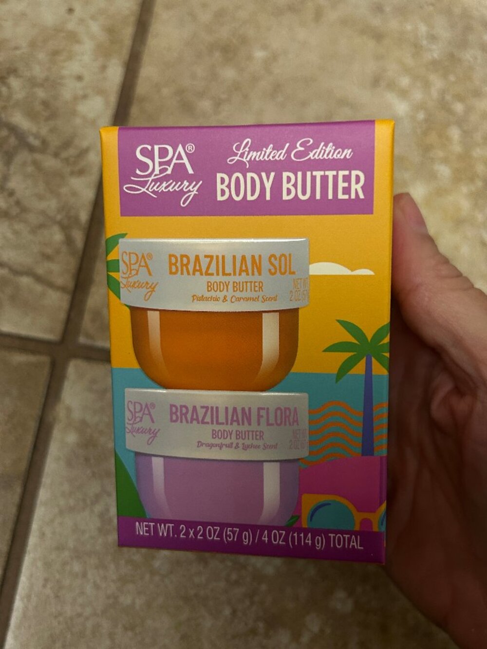 Lot of 2 Limited Body Butter Brazilian Sol